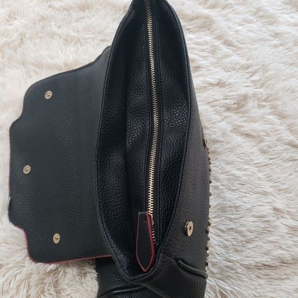 Revolution Black and Gold Studded Bag - Picture 5 of 15